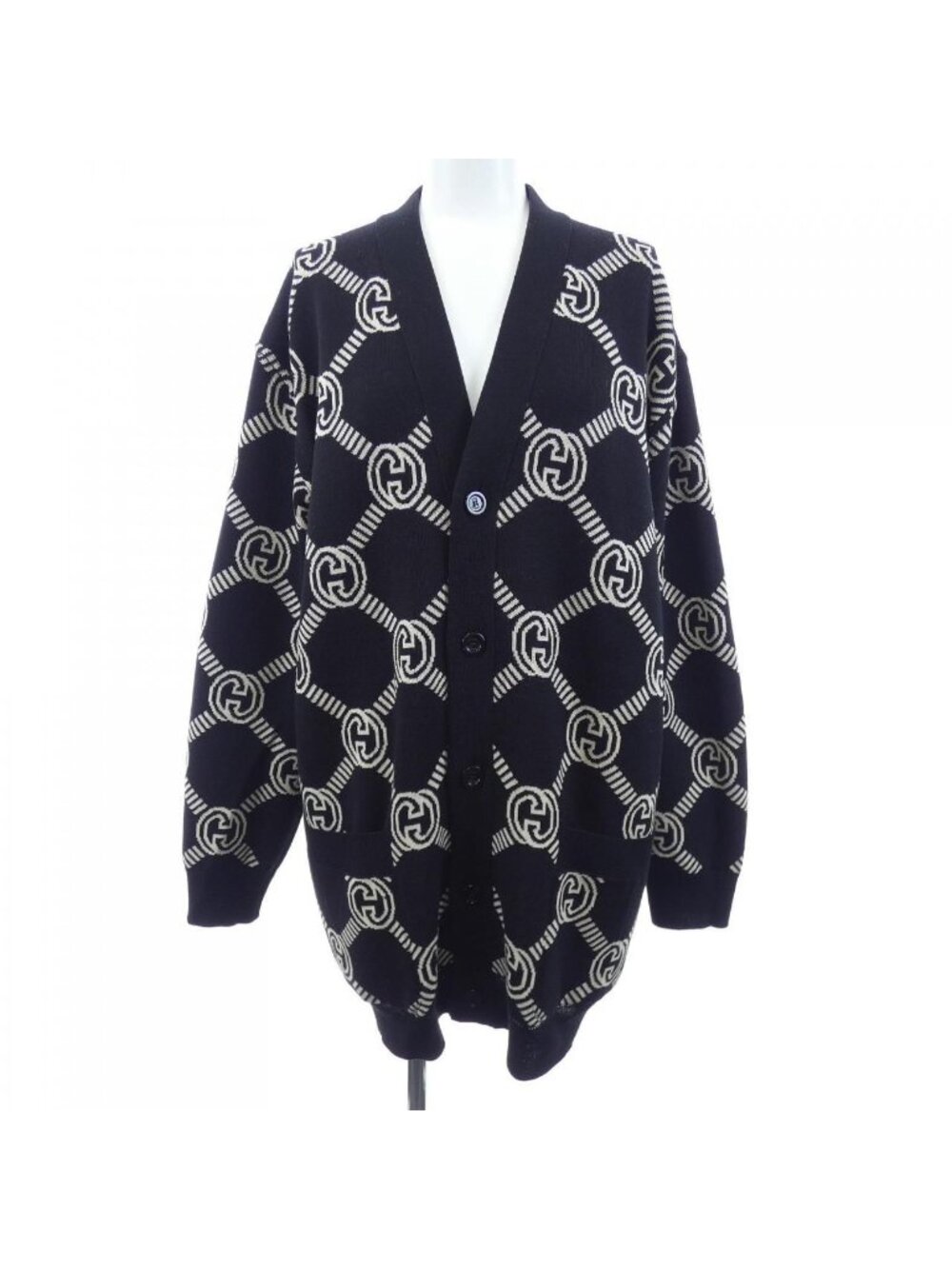 Gucci Interlocking Cardigan Black